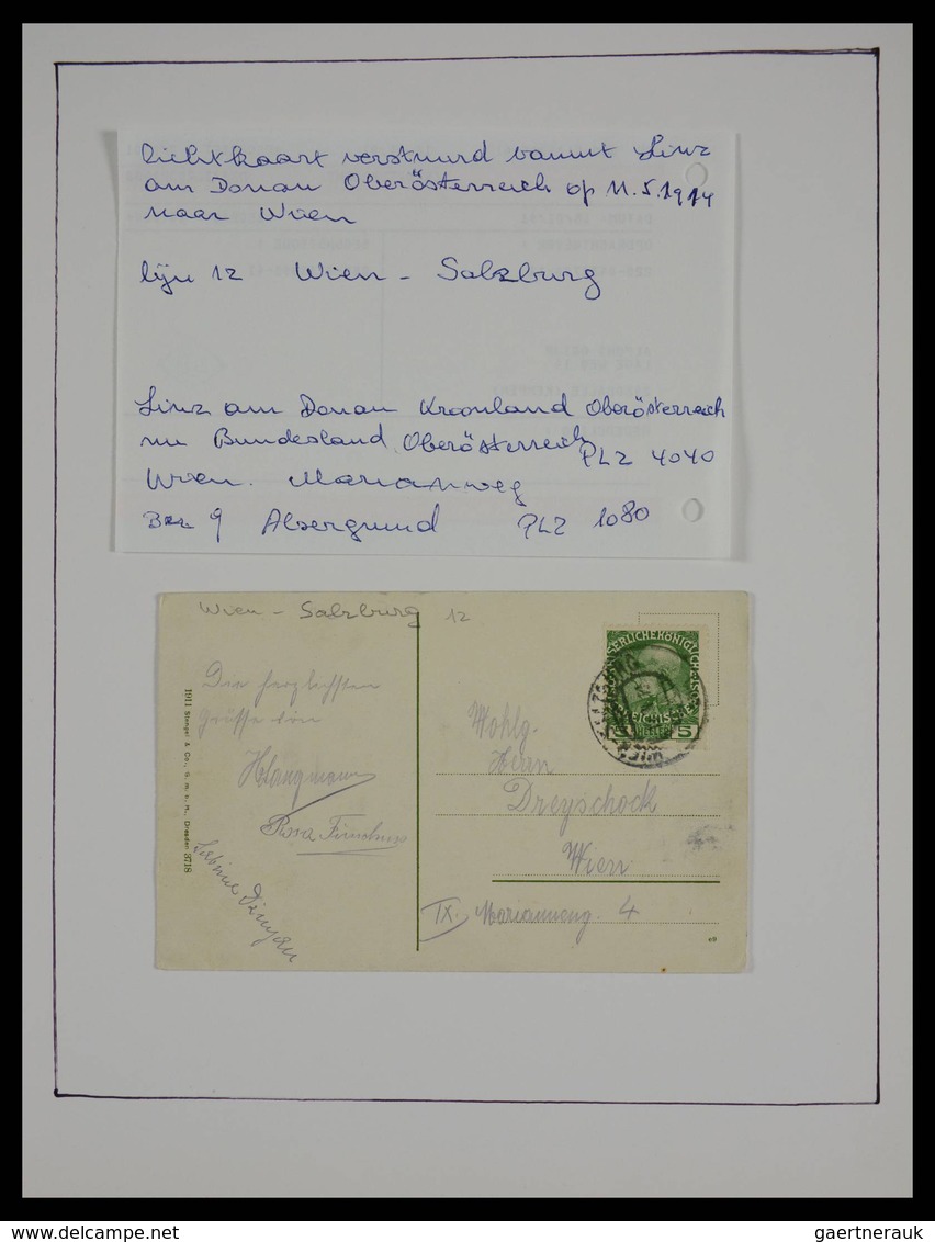 Österreich - Stempel: Beautiful collection railroadpost and station cancels of Austria in 17 (!) alb