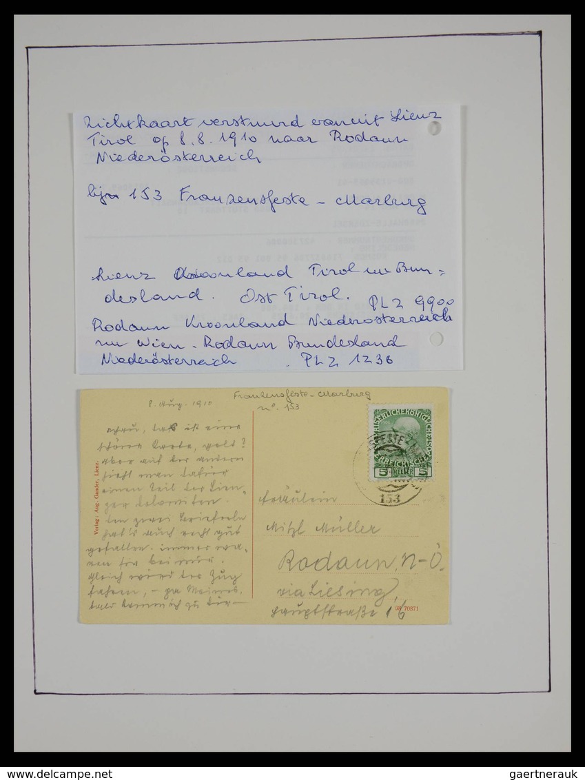 Österreich - Stempel: Beautiful collection railroadpost and station cancels of Austria in 17 (!) alb