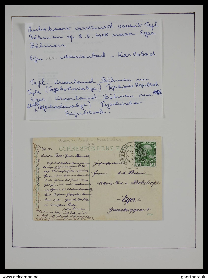 Österreich - Stempel: Beautiful collection railroadpost and station cancels of Austria in 17 (!) alb