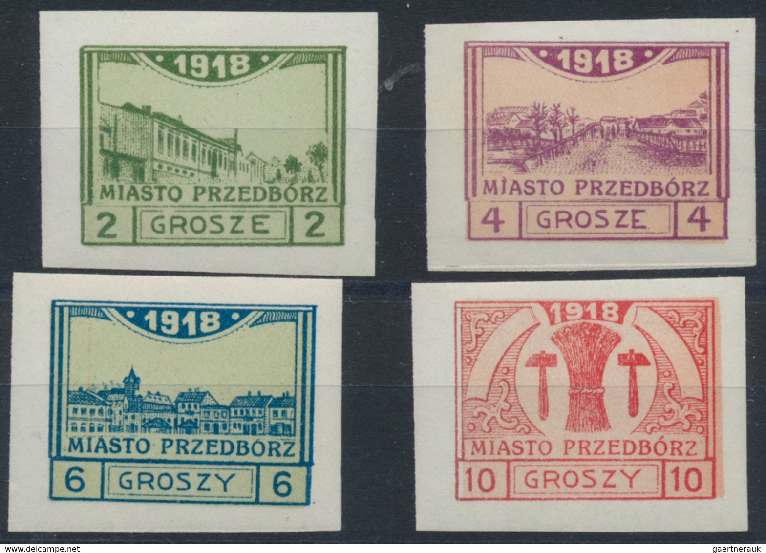 Polen: 1915/1935 (ca.), Mint And Used Lot On Stockards/in Approval Book With Attractive Focus On WWI - Otros & Sin Clasificación