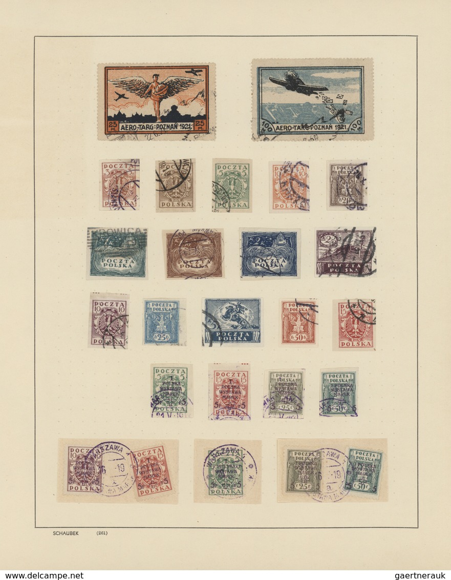Polen: 1918/1973, Mint And Used Collection On Album Pages With Main Value In The Pre-1950 Period, Sh - Autres & Non Classés
