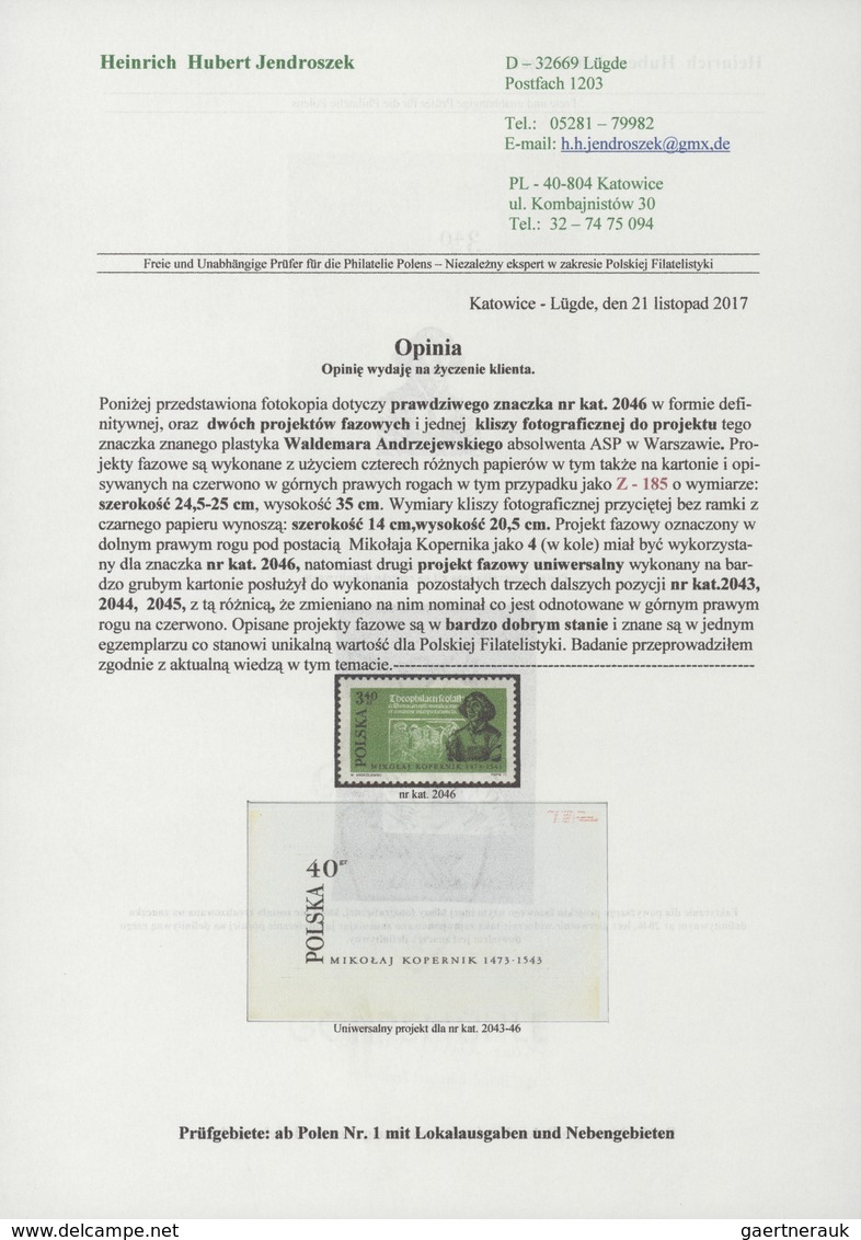 Polen: 1972: 500th Anniversary of the Birth of Nicolaus Copernikus and Philatelic World Exposition P