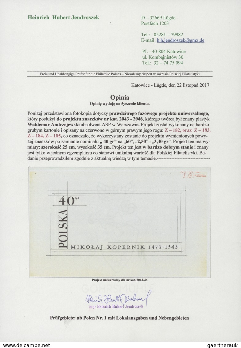 Polen: 1972: 500th Anniversary of the Birth of Nicolaus Copernikus and Philatelic World Exposition P