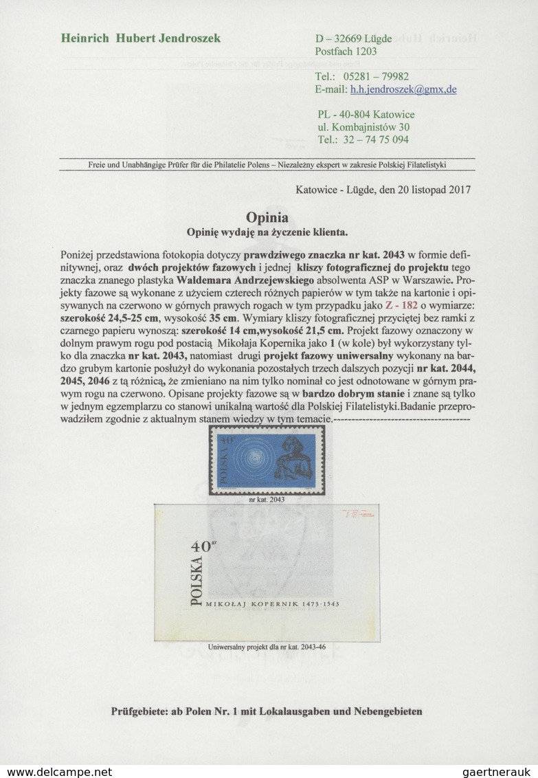 Polen: 1972: 500th Anniversary of the Birth of Nicolaus Copernikus and Philatelic World Exposition P