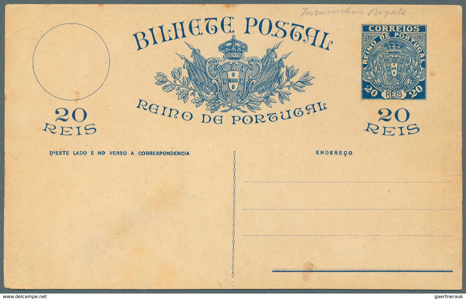 Portugal: 1878/1935, Lot Of Ca. 70 Postal Stationery Used And Unused, Incl. Good Used Double Cards, - Unused Stamps