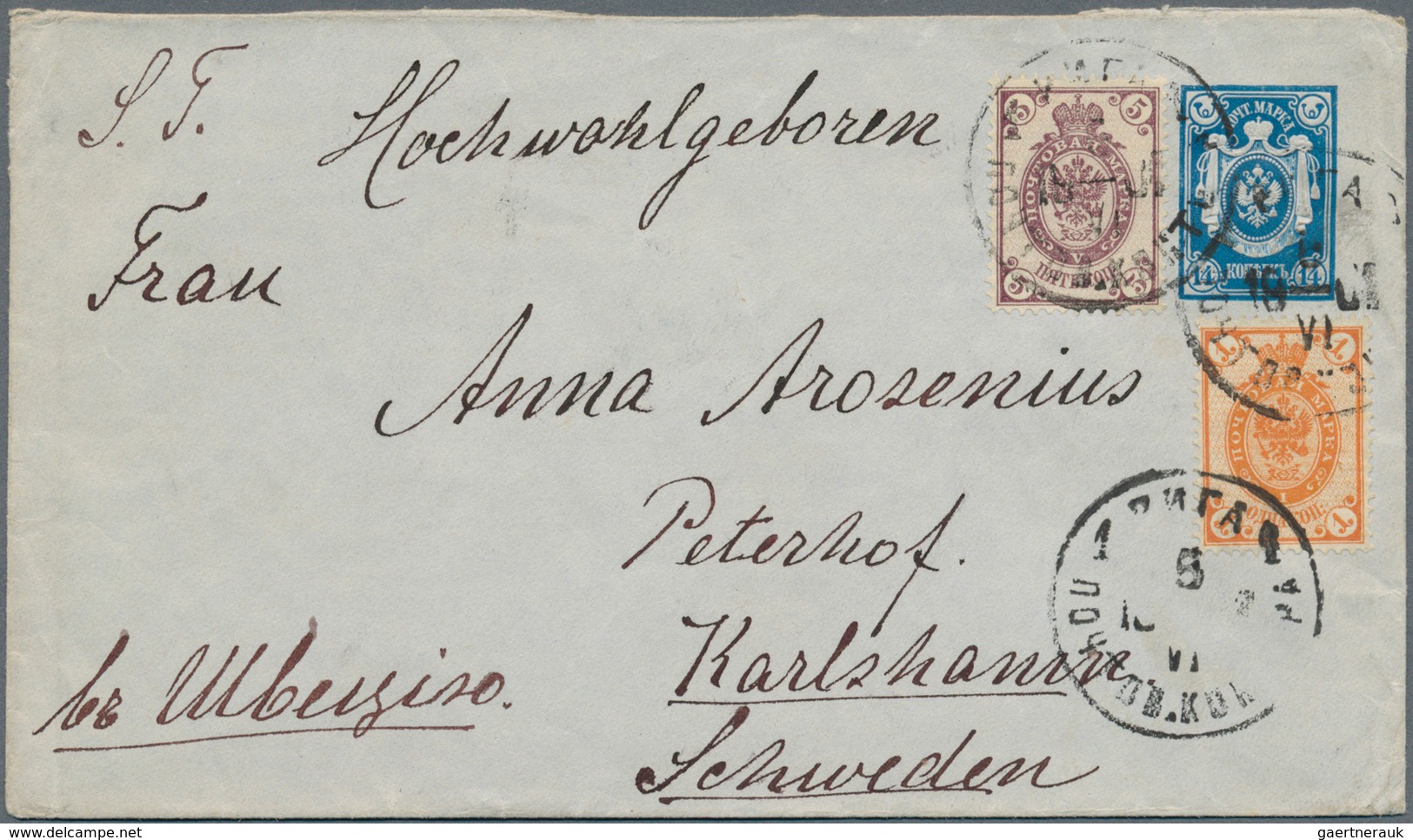Russland - Ganzsachen: 1870's-1920's Ca.: About 150 Postal Stationery Items Plus Few Covers, With Ca - Entiers Postaux