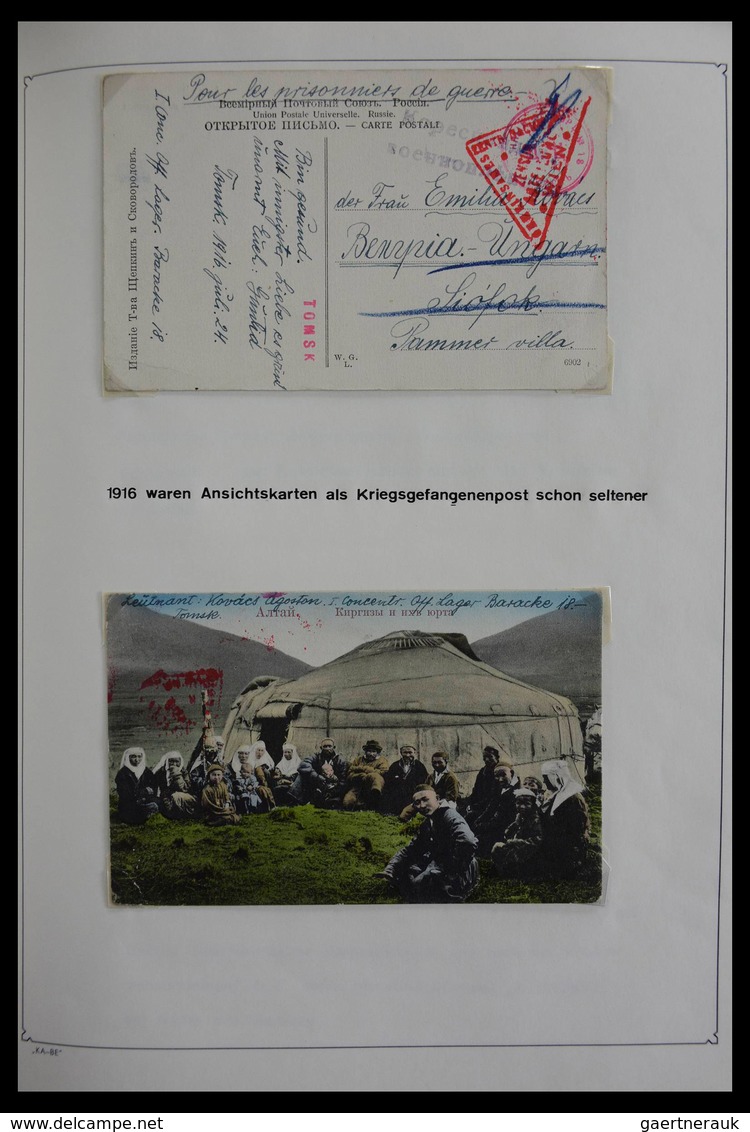 Russland - Besonderheiten: 1914/1918: Really Magnificent Collection Of Over 660 Cards Prisoner Of Wa - Other & Unclassified