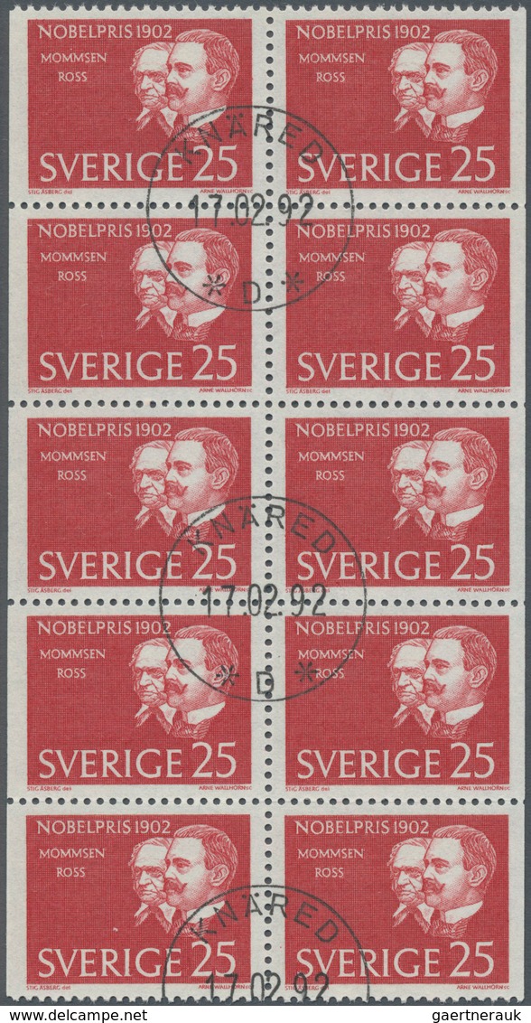Schweden: 1962, Nobel Prize Winners 1902 Theodor Mommsen (Germany) And Ronald Ross (England) 25öre R - Neufs