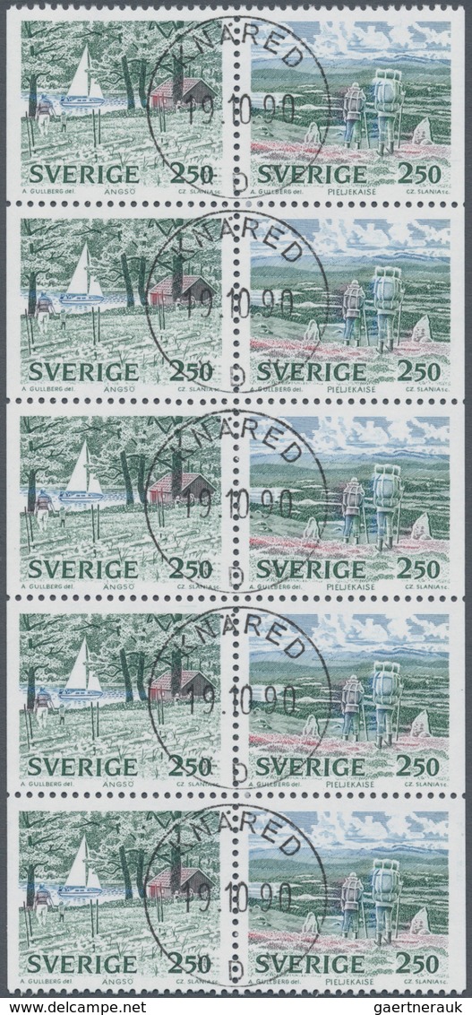 Schweden: 1990, National Parks 2.50kr. (Ängsö And Pieljekaise) Se-tenant Pairs In A Lot With About 2 - Nuevos