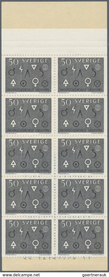 Schweden - Markenheftchen: 1941/1969, Duplicated Accumulation Of About 50 Different Stamp Booklets I - 1904-50