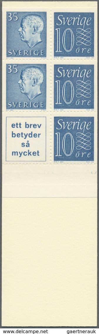 Schweden - Markenheftchen: 1954/1964, Heavy Duplicated Accumulation Of Ten Different Mostly Slot-mac - 1904-50