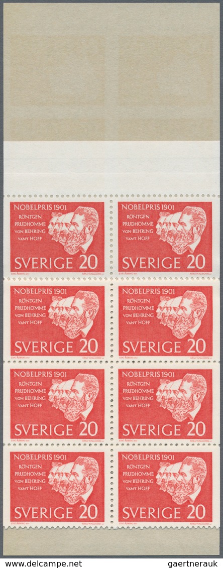 Schweden - Markenheftchen: 1961, Nobel Prize Winners Of 1901 (Röntgen, Van T’Hoff, Behring And Prudh - 1904-50