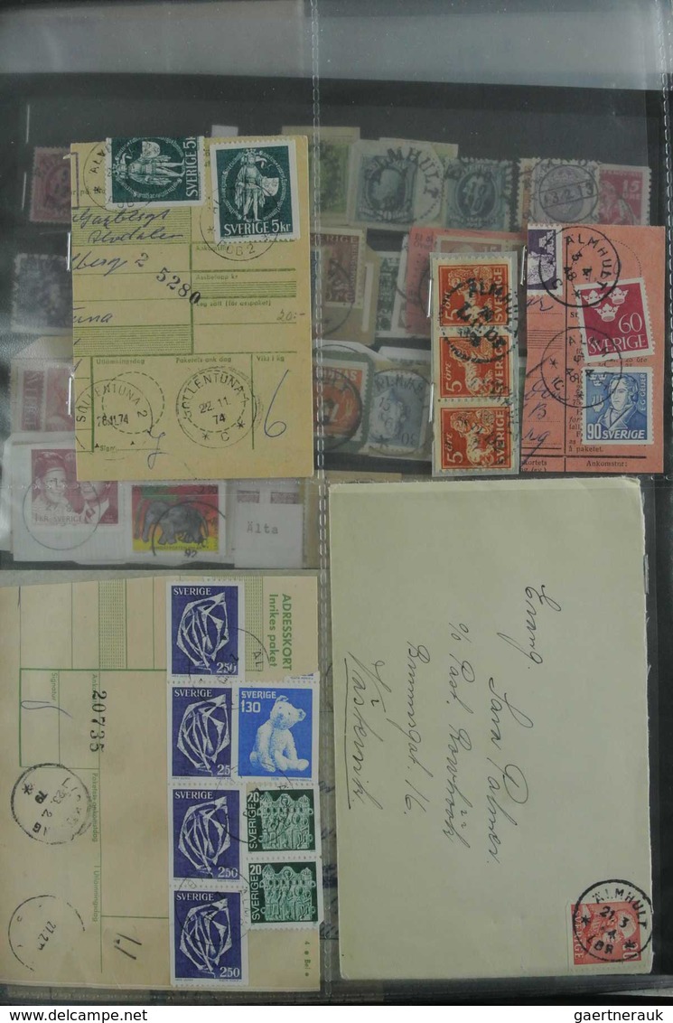 Schweden - Stempel: 1855/1980: You Enjoy Sweden Cancellations? Now Here Is Your Chance: Collector Es - Autres & Non Classés