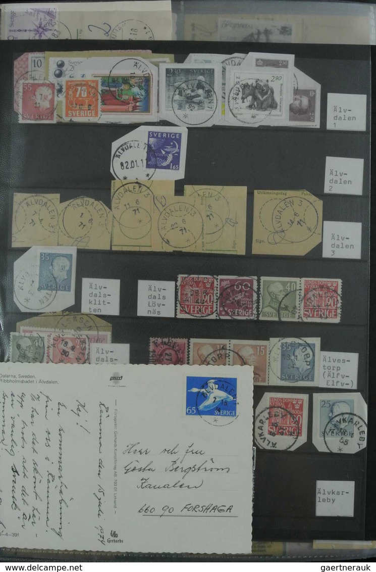 Schweden - Stempel: 1855/1980: You enjoy Sweden cancellations? Now here is your chance: collector es