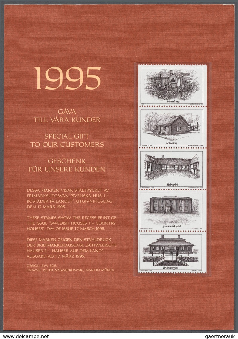 Schweden - Besonderheiten: 1987-2001, Jahresgaben Der Schwedischen Postverwaltung Für Ihre Kunden: 1 - Autres & Non Classés