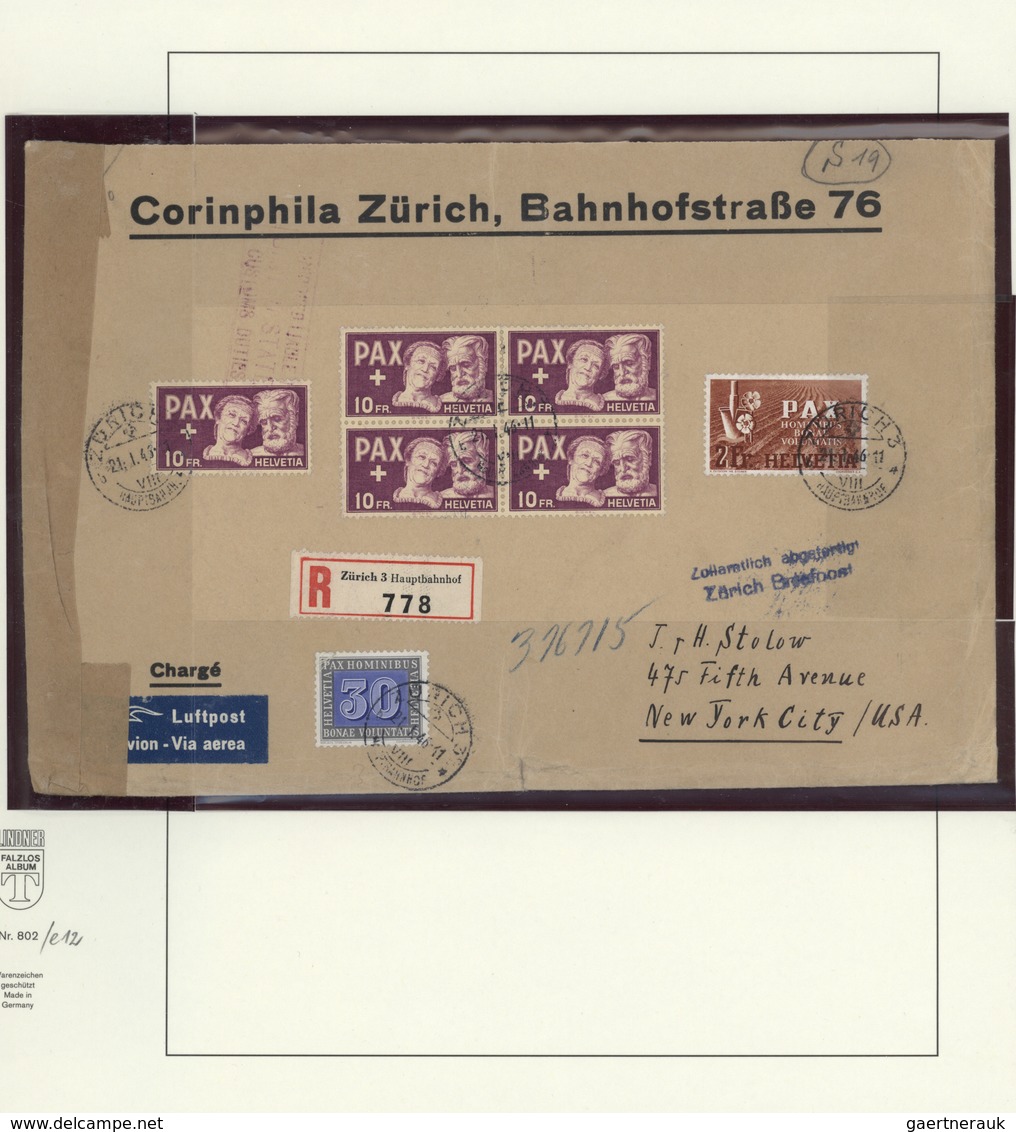 Schweiz: 1843-1992: Sehr umfangreiche und spezialisierte Sammlung gestempelter Marken, zahlreicher B