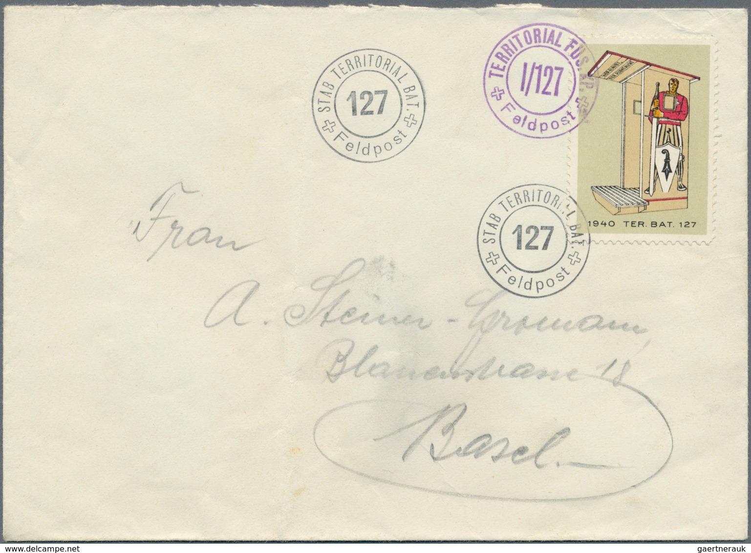 Schweiz: 1880-1970 Ca.: Rund 140 Belege Und Einige Briefmarken Und Blocks, Dabei über 60 Feldpost-/M - Otros & Sin Clasificación