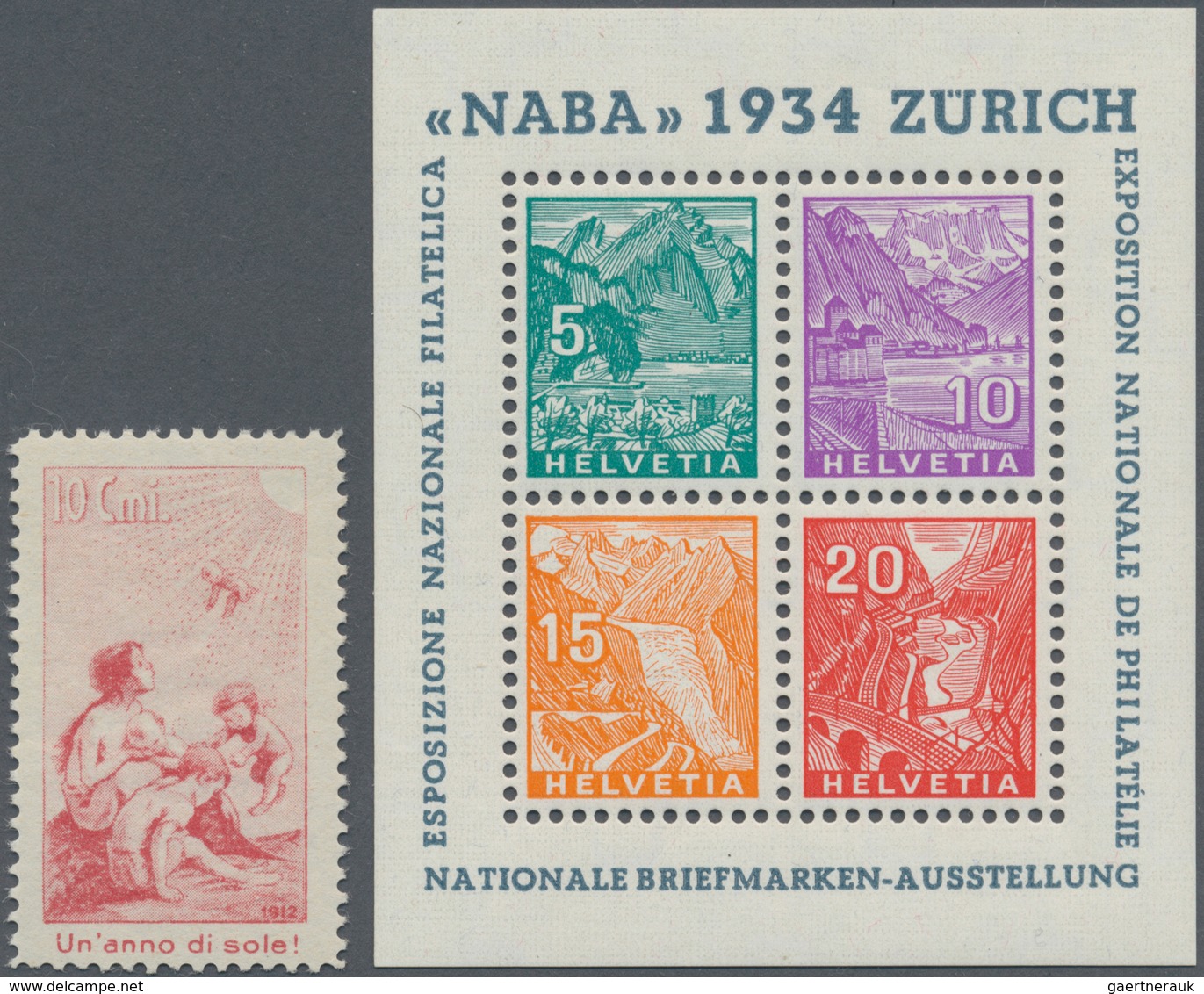 Schweiz: 1907-1970er: Sammlung Der Frei- Und Sondermarken Sowie Der Blocks (bis In Die 1970er Jahre) - Autres & Non Classés