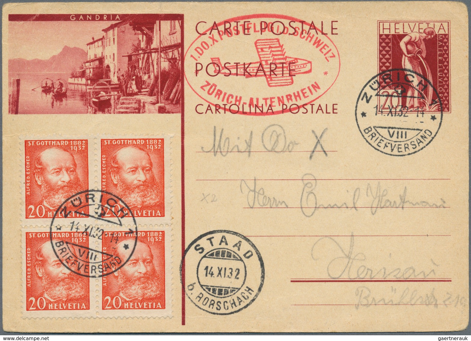 Schweiz: 1913-Modern, FLUGPOST: Umfangreiche Sammlung Der Flugpostmarken (meist Postfrisch Bzw. Anfa - Otros & Sin Clasificación