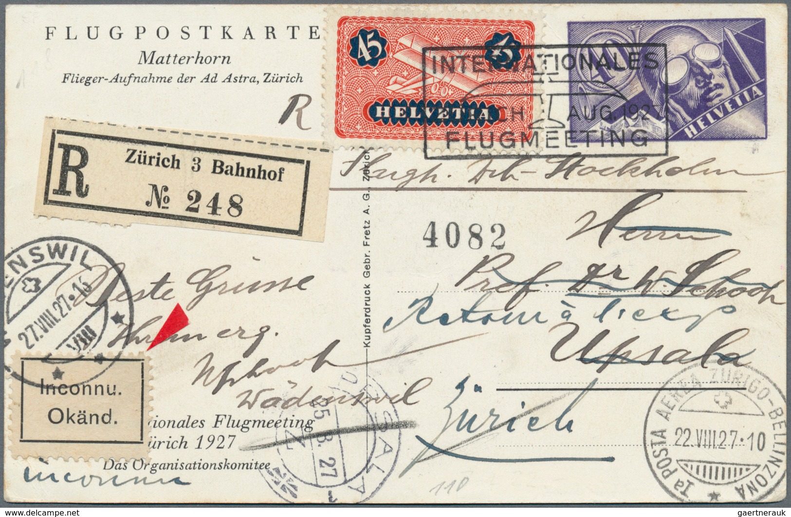 Schweiz: 1913-Modern, FLUGPOST: Umfangreiche Sammlung der Flugpostmarken (meist postfrisch bzw. anfa