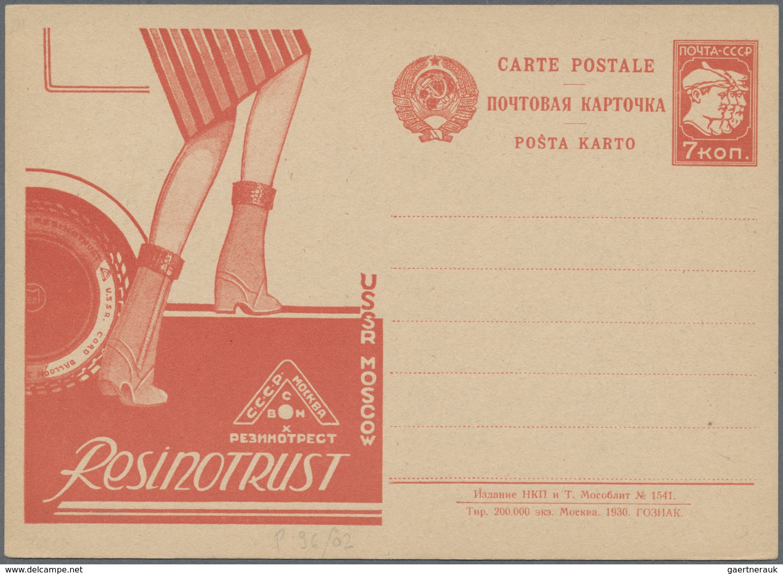 Sowjetunion - Ganzsachen: 1928/1930, Very Useful Lot Of 24 Clean Unused Stationery Covers And Cards - Non Classés