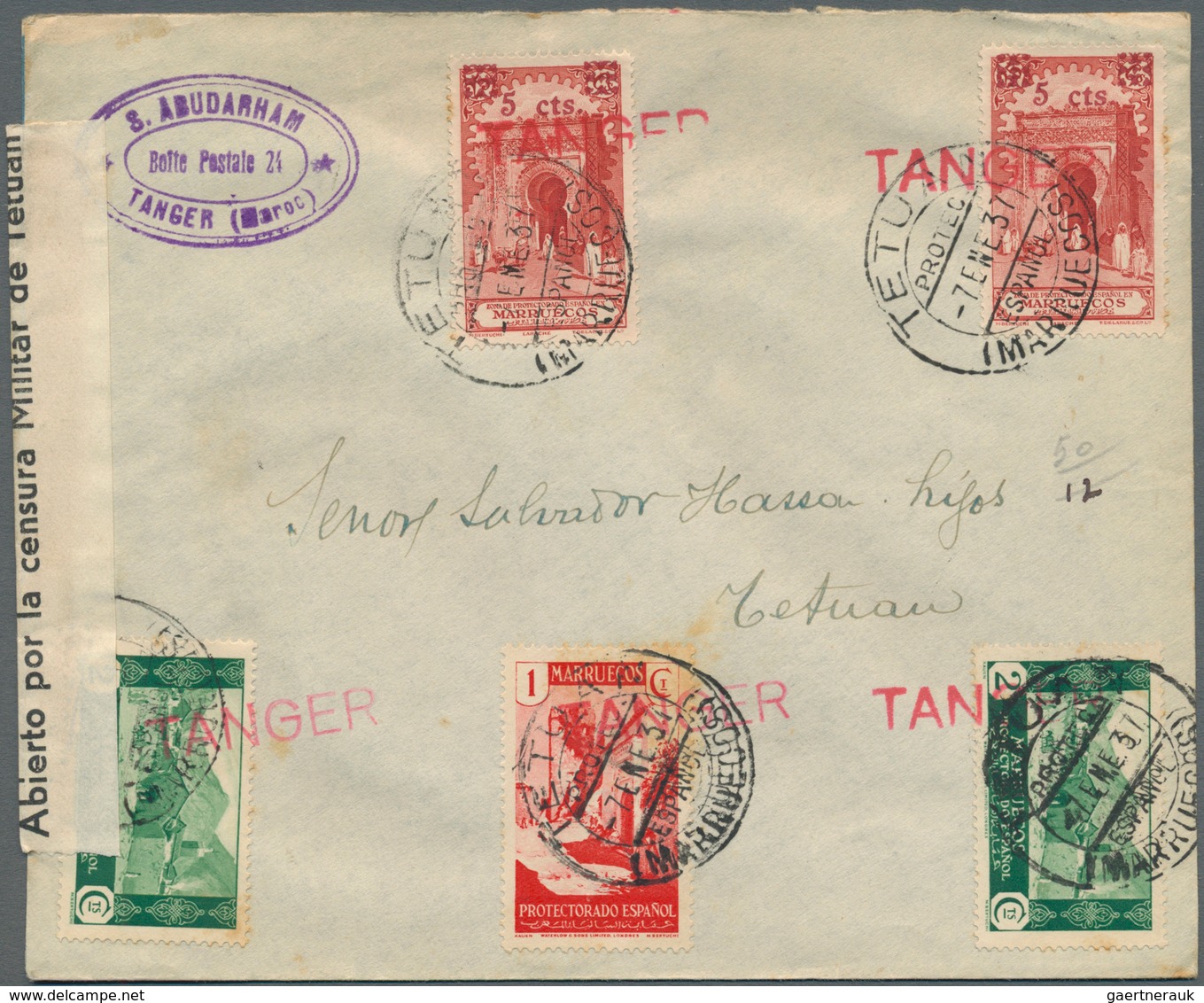 Spanien: 1843/1944: 29 envelopes, picture postcards and postal stationeries including censored mail,