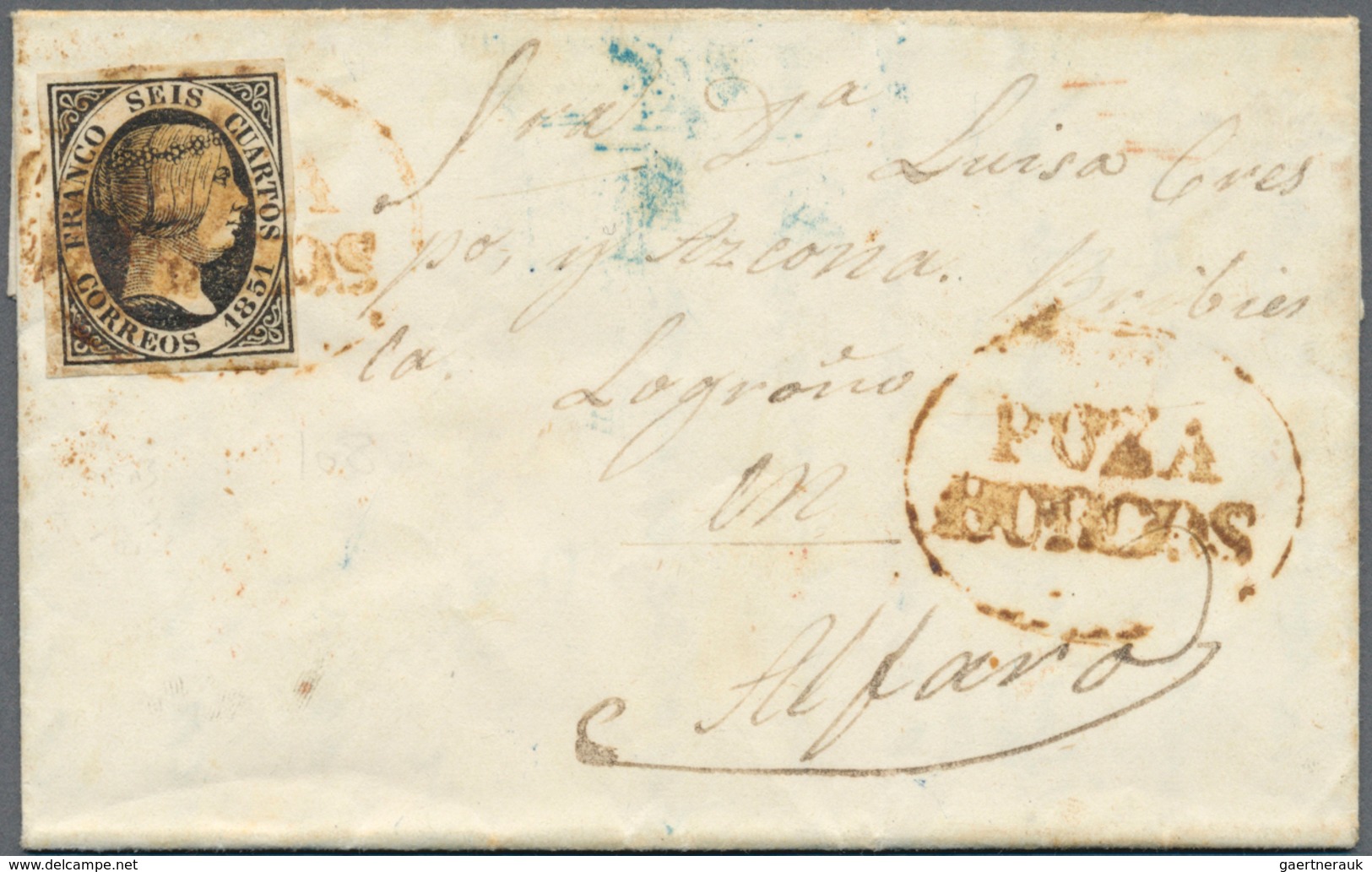 Spanien: 1850-1865 "JEWELS OF CLASSIC SPAIN": Specialized collection of top items of the imperforate