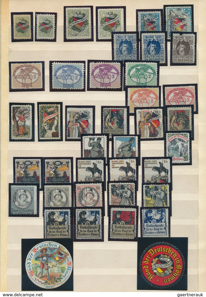 Tschechoslowakei - Besonderheiten: 1894/1980 (ca.), Mainly Before 1914, Collection Of Apprx. 250 Vig - Autres & Non Classés