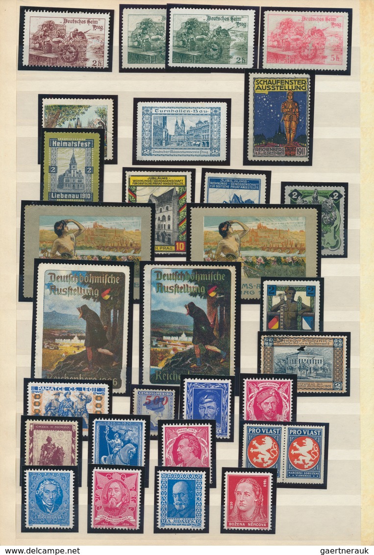 Tschechoslowakei - Besonderheiten: 1894/1980 (ca.), Mainly Before 1914, Collection Of Apprx. 250 Vig - Otros & Sin Clasificación