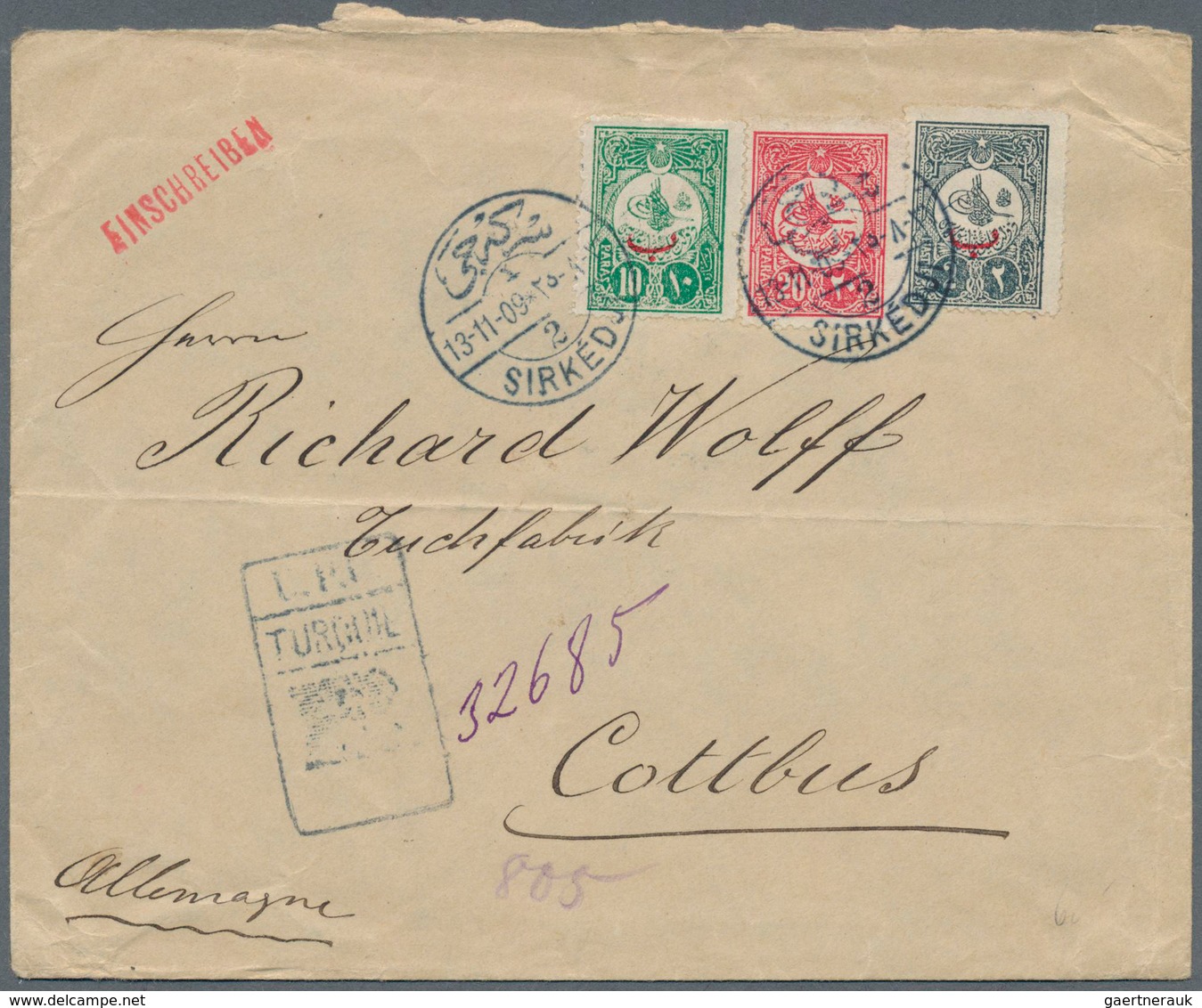 Türkei: 1850/1930 Ca., Lot With More Than 60 Covers, Cards And Stationeries, Comprising Parcel Cards - Nuevos