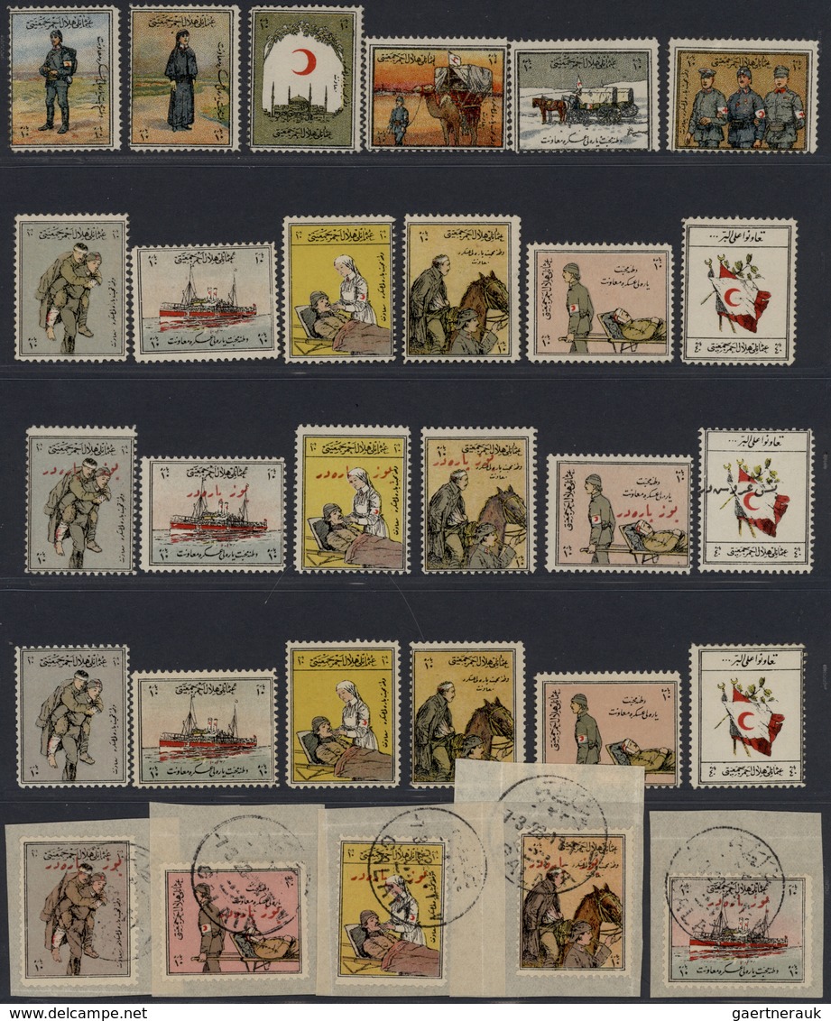 Türkei: 1914-60, Collection in two albums containing excellent early Republic issues including four