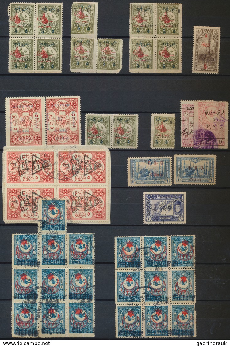Türkei - Cilicien: 1919/1920, Mint And Used (c.t.o.) Lot Of Apprx. 230 Stamps. - 1920-21 Anatolia