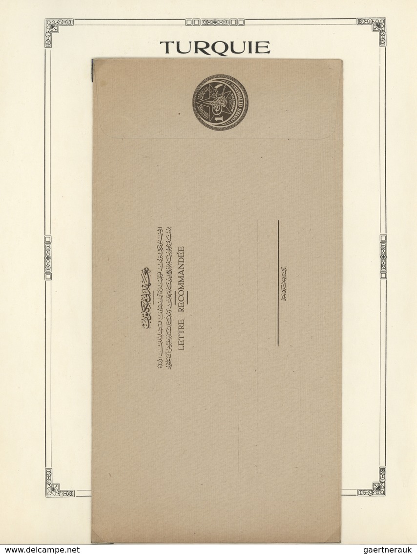 Türkei - Ganzsachen: 1869/1949, Umfangreiche, Meist Ungebrauchte Sammlung Mit Fast 140 Umschlägen, K - Enteros Postales