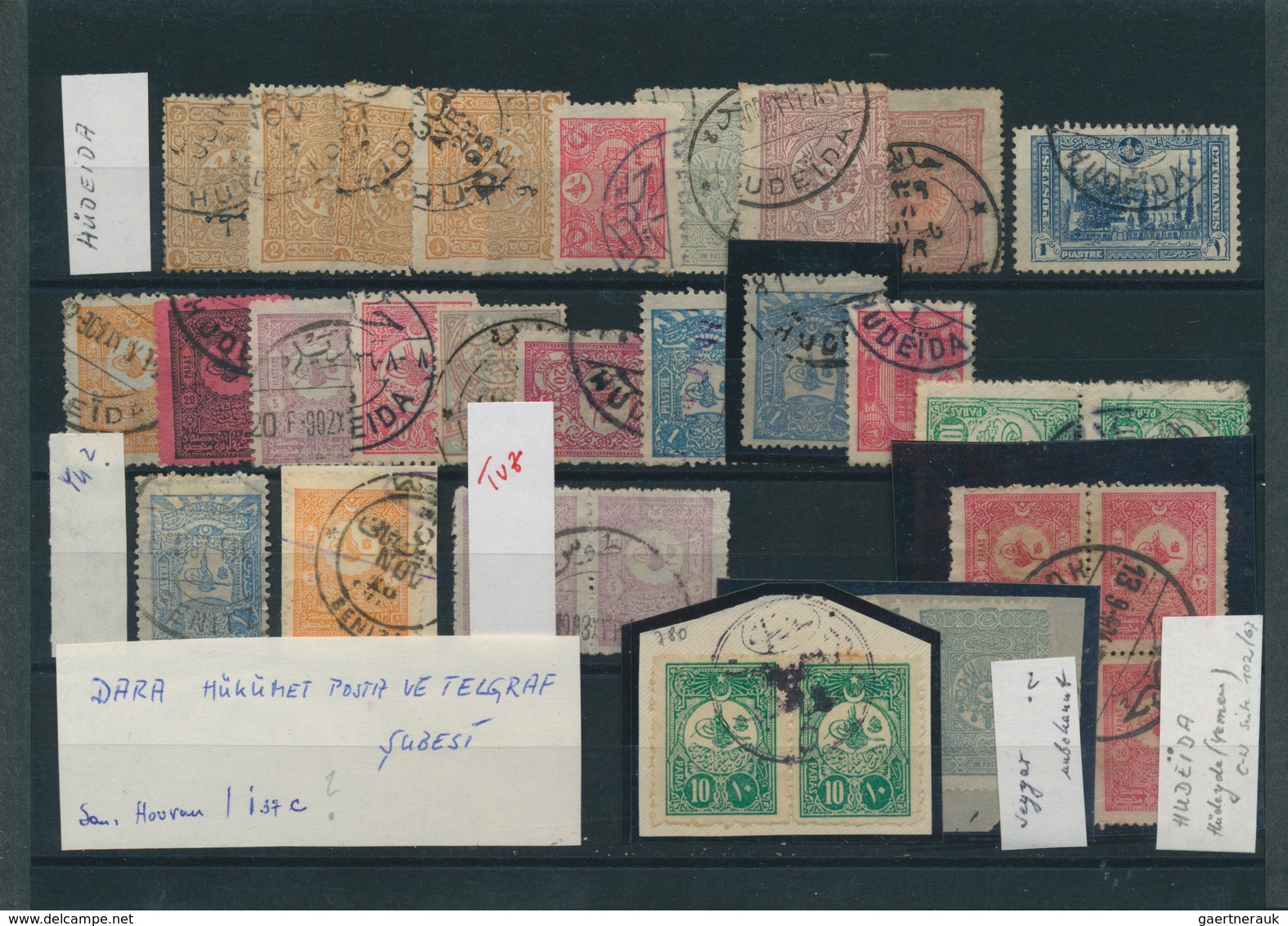 Türkei - Stempel: 1870/1920 (ca.), Accumulation Of Apprx. 2.700 Stamps On Stockcards, Partly Varied - Autres & Non Classés