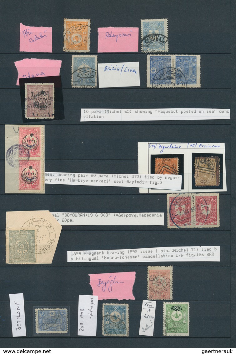 Türkei - Stempel: 1870/1950 (ca.), Collection/accumulation Of Apprx. 1.350 Stamps Showing A Great Di - Autres & Non Classés