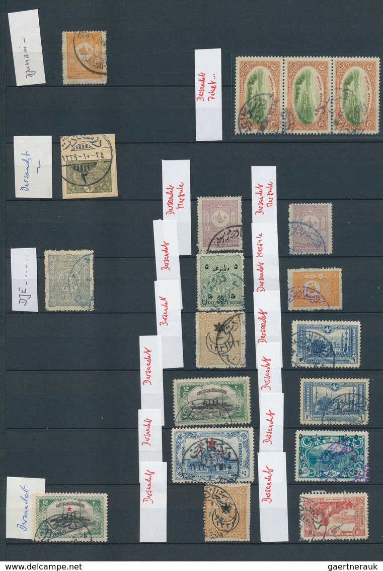 Türkei - Stempel: 1870/1950 (ca.), Collection/accumulation Of Apprx. 1.350 Stamps Showing A Great Di - Otros & Sin Clasificación