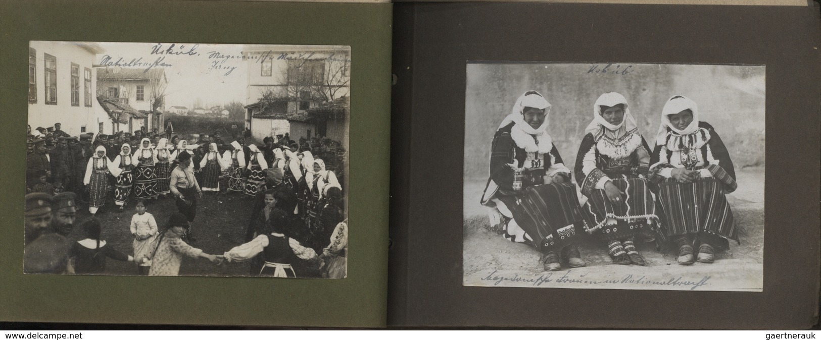 Türkei - Besonderheiten: 1914/1918: Fotoalbum eines Luftschiffers im 1. Weltkrieg mit 78 Fotos und A