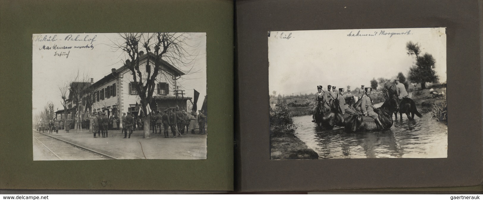 Türkei - Besonderheiten: 1914/1918: Fotoalbum eines Luftschiffers im 1. Weltkrieg mit 78 Fotos und A