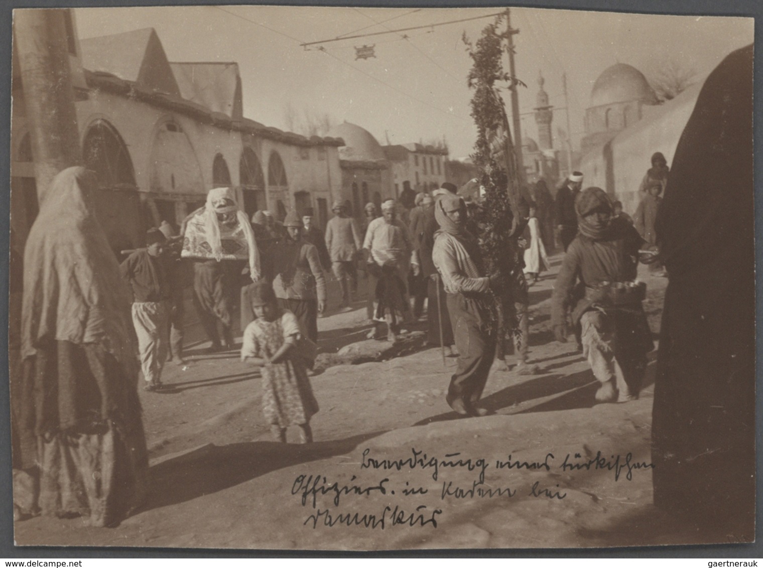 Türkei - Besonderheiten: 1917/1918: Fotosammlung eines deutschen Soldaten der Armme Fernsprechabteil