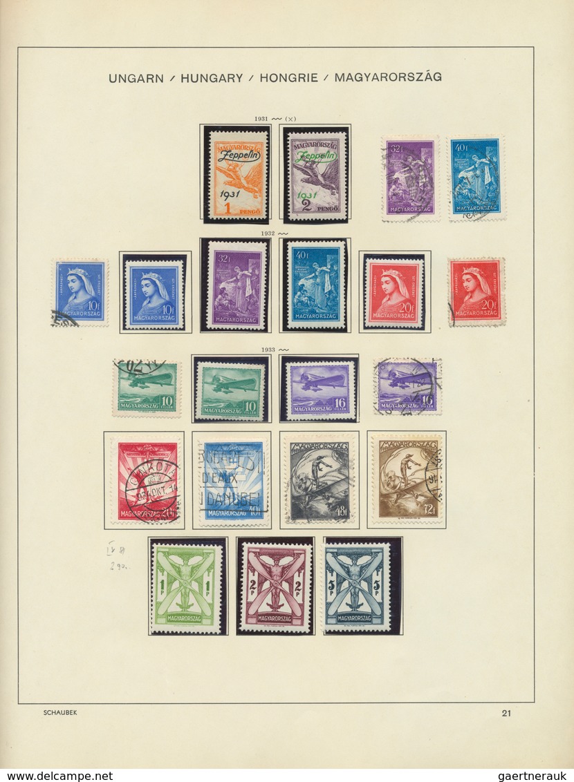 Ungarn: 1871/1959, Mint And Used Collection In A Schaubek Album, Well Collected Throughout And Showi - Neufs