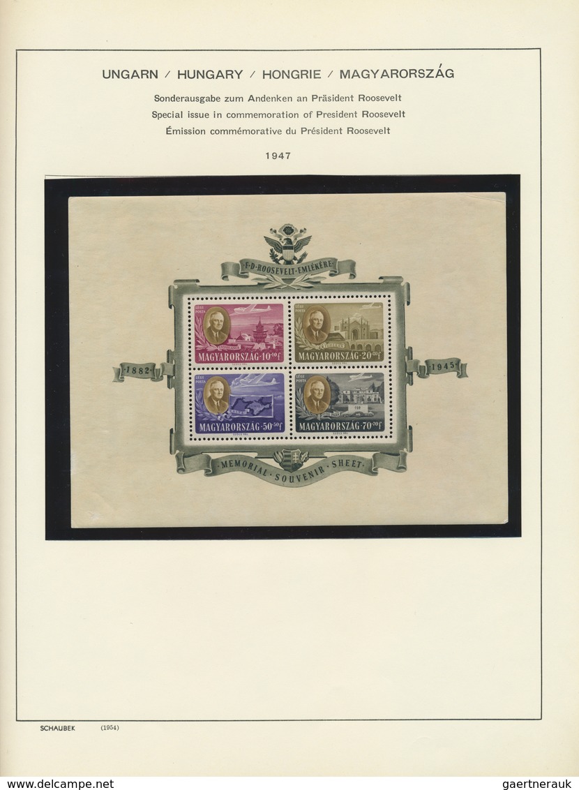 Ungarn: 1871/1959, Mint And Used Collection In A Schaubek Album, Well Collected Throughout And Showi - Neufs