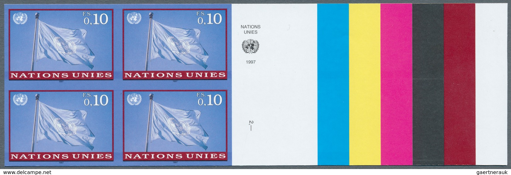 Vereinte Nationen - Genf: 1990/2000 (ca). Umfangreiche Sammlung Mit über 2000 PROBEDRUCK-Marken Und - Autres & Non Classés