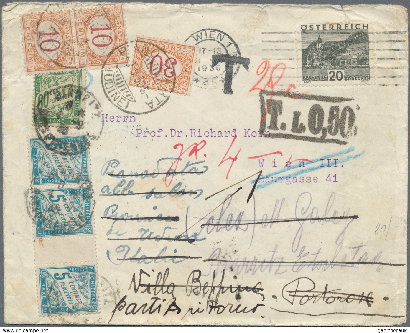 Europa: 1900/52 (ca.), Briefe/gel. Gs. (22) Oft R- Oder L-, Dabei DR Infla-R-Bf. Nov. 23 N. Prag (So - Autres - Europe