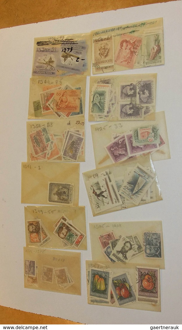 Europa - Ost: MNH, Mint Hinged And Used Lot Eastern Europe In Glassines In Box. Contains Very Much M - Otros - Europa