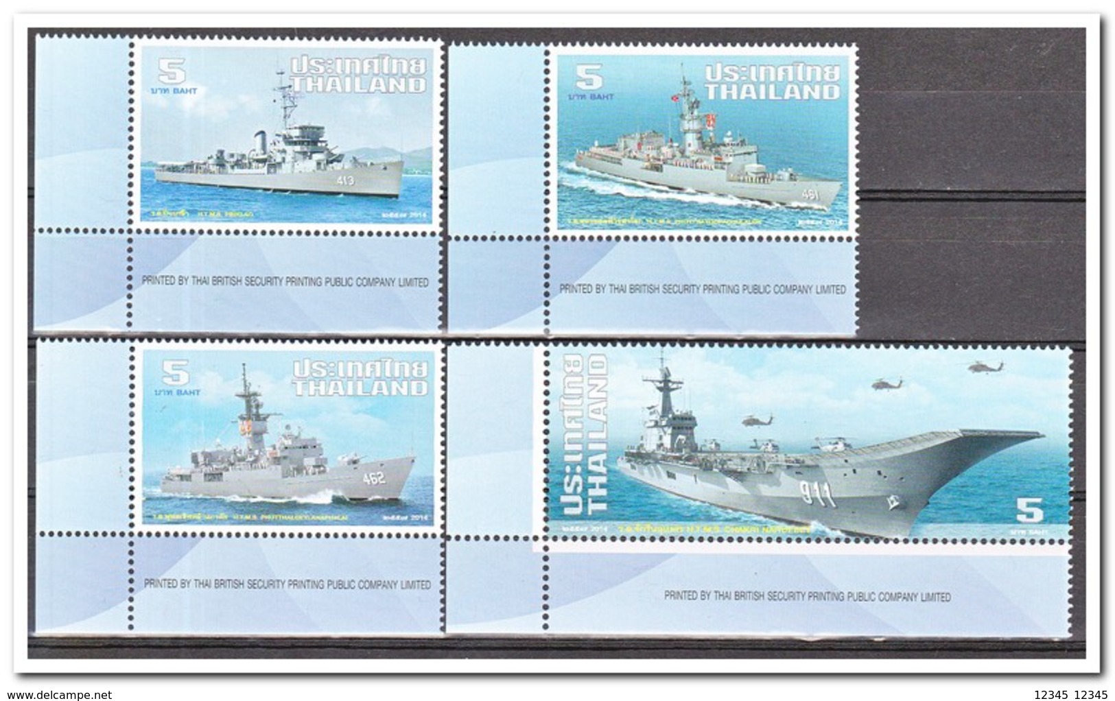 Thailand 2014, Postfris MNH, Ships - Thailand