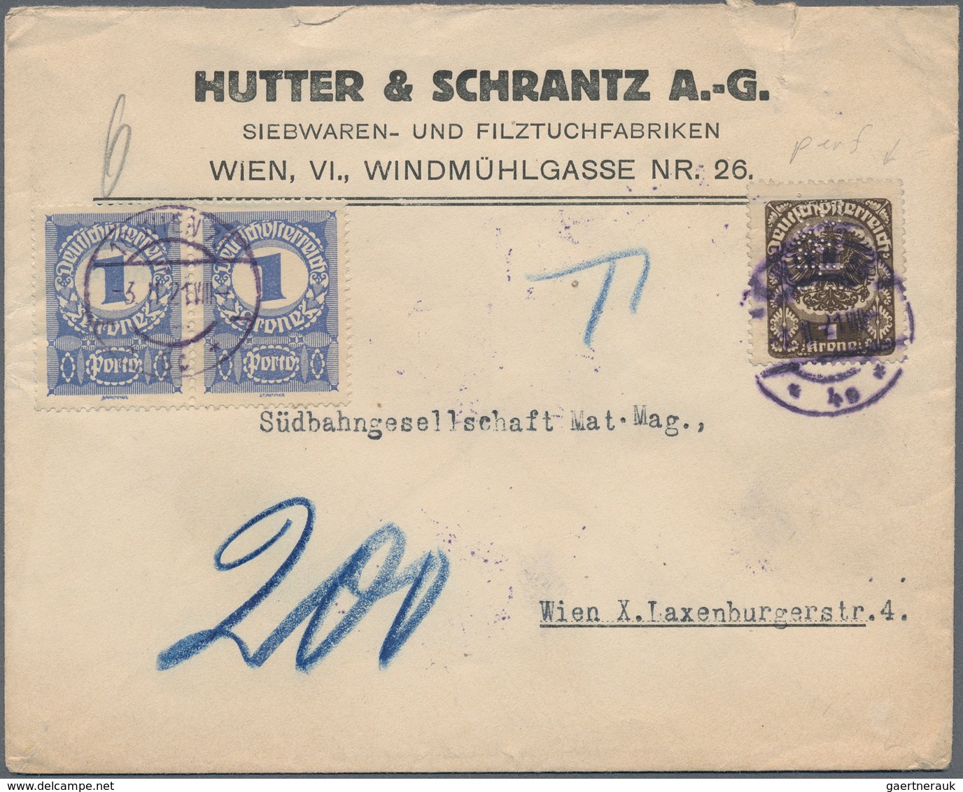 Europa - West: 1890/1945, lot of ca. 200 covers, cards and postal stationeries with many interesting