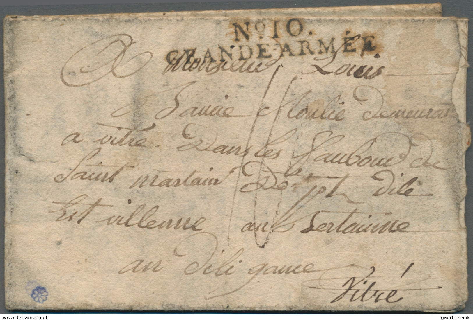 Europa - West: 1893/1813, Interessante Sammlung "Französische Armeepost" In Europa Mit Ca. 70 Briefe - Autres - Europe