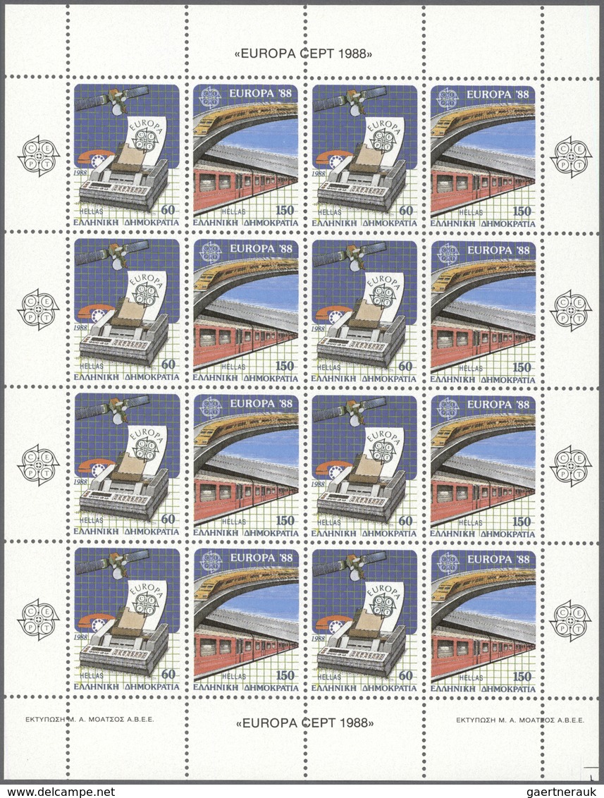 Europa-Union (CEPT): CEPT 1988 Complete Sets Without The Blocks MHN Per 175. Michel 35192,- €. ÷ 198 - Autres - Europe