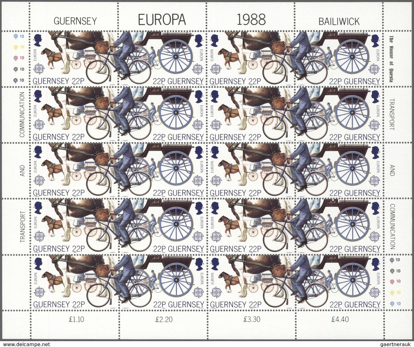 Europa-Union (CEPT): CEPT 1988 Complete Sets Without The Blocks MHN Per 175. Michel 35192,- €. ÷ 198 - Autres - Europe