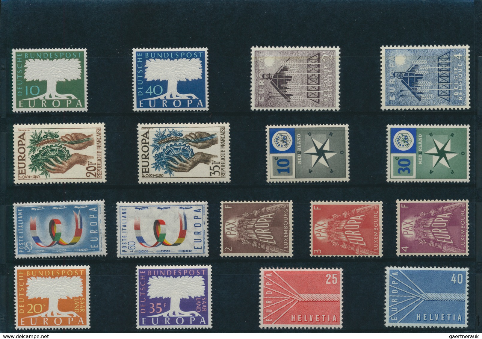 Europa-Union (CEPT): Mint Never Hinged Collection Of The Joint Issues; Complete In The Main Numbers; - Otros - Europa